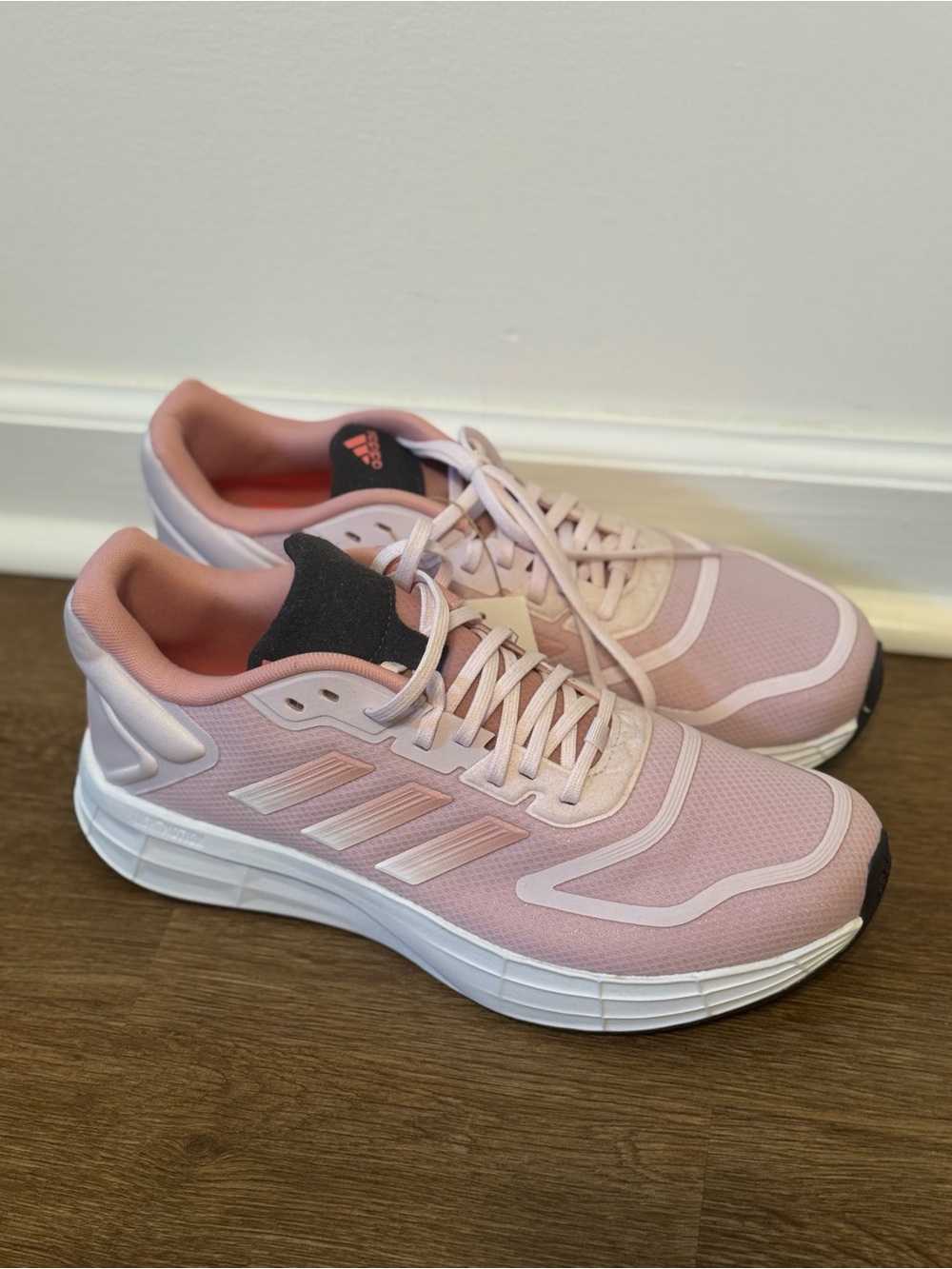 adidas Pink and Black Women's Athletic Running Shoes
